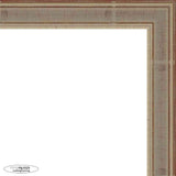 26x40 Traditional Silver Complete Wood Picture Frame with UV Acrylic, Foam Board Backing, & Hardware