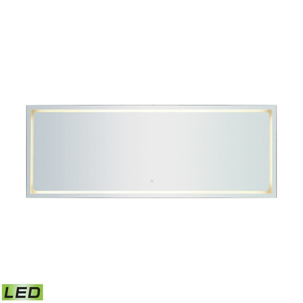 26x70 Inch Full-Length LED Mirror Silver Finish