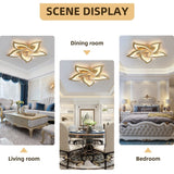 27 inches Ceiling Fan with Light, Dimmable with Remote, 6 Speeds - 27 Inch