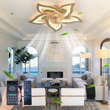 27 inches Ceiling Fan with Light, Dimmable with Remote, 6 Speeds - 27 Inch