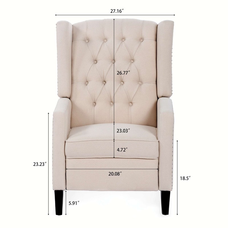 27.16" Wide Manual Wing Chair Recliner