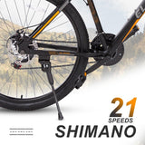 27.5 Inch Mountain Bike, Shimano 21 Speeds with Mechanical Disc Brakes