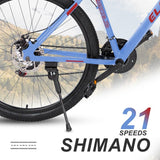 27.5 Inch Mountain Bike, Shimano 21 Speeds with Mechanical Disc Brakes