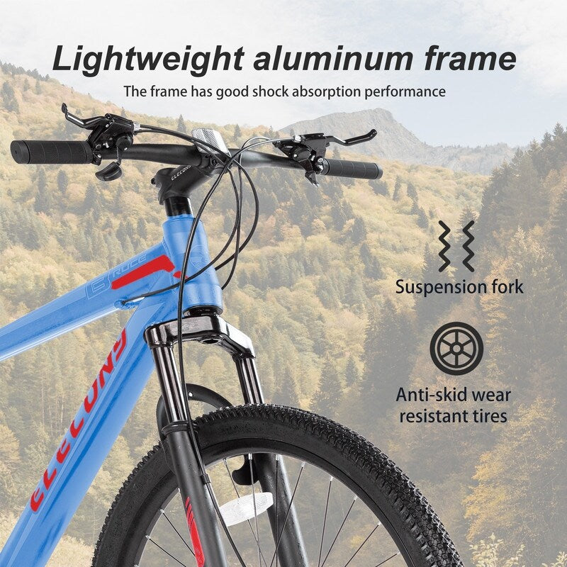 27.5 Inch Mountain Bike, Shimano 21 Speeds with Mechanical Disc Brakes
