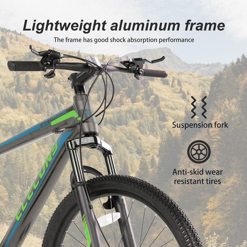 27.5 Inch Mountain Bike, Shimano 21 Speeds with Mechanical Disc Brakes