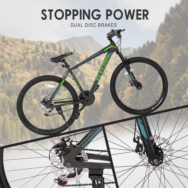 27.5 Inch Mountain Bike, Shimano 21 Speeds with Mechanical Disc Brakes
