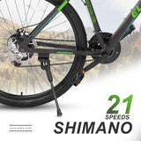 27.5 Inch Mountain Bike, Shimano 21 Speeds with Mechanical Disc Brakes