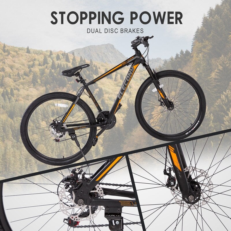 27.5 Inch Mountain Bike, Shimano 21 Speeds with Mechanical Disc Brakes