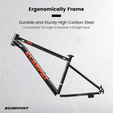 27.5 Inch Wheels,21-Speed Trail Commuter City Mountain Bike,Carbon steel Frame Disc Brakes Thumb Shifter Front Fork