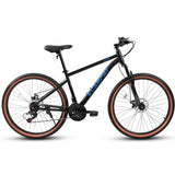 27.5 Inch Wheels,21-Speed Trail Commuter City Mountain Bike,Carbon steel Frame Disc Brakes Thumb Shifter Front Fork