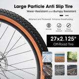 27.5 Inch Wheels,21-Speed Trail Commuter City Mountain Bike,Carbon steel Frame Disc Brakes Thumb Shifter Front Fork