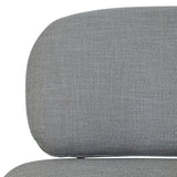 27.8" Metal & Wood Accent Chair