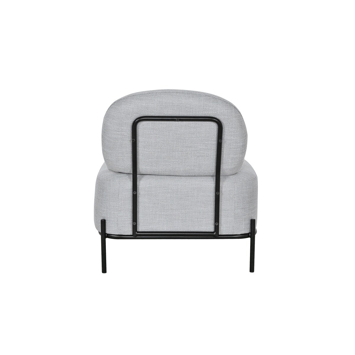 27.8" Metal & Wood Accent Chair