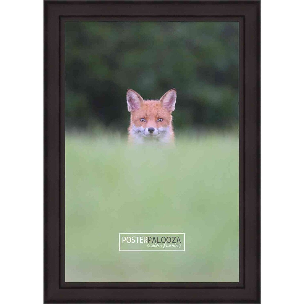 27x21 Contemporary Black Complete Wood Picture Frame with UV Acrylic, Foam Board Backing, & Hardware