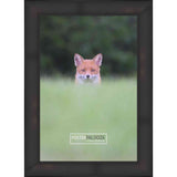 27x36 Lacquer Black Complete Wood Picture Frame with UV Acrylic, Foam Board Backing, & Hardware