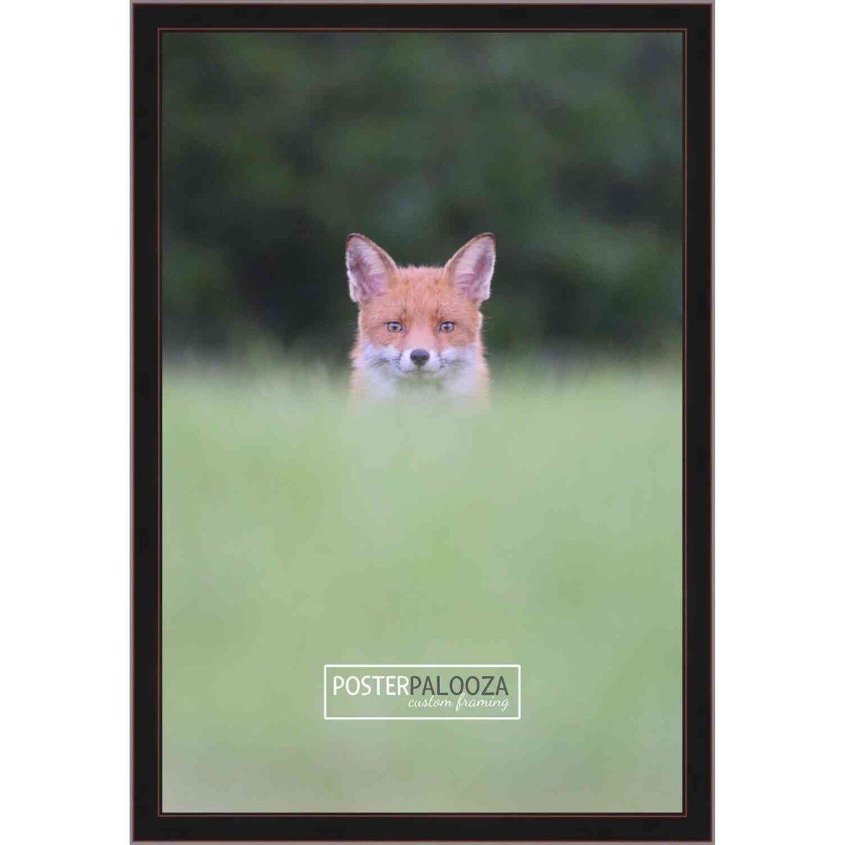 27x39 Contemporary Black Complete Wood Picture Frame with UV Acrylic, Foam Board Backing, & Hardware