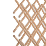 28-Bottle Trimmable Wine Rack Lattice Panel Inserts - Solid North American Alder