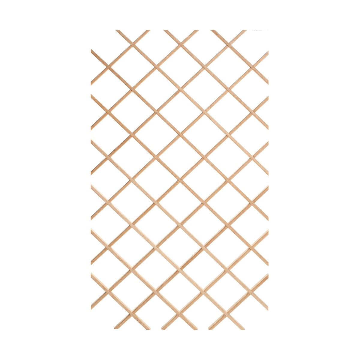28-Bottle Trimmable Wine Rack Lattice Panel Inserts - Solid North American Alder