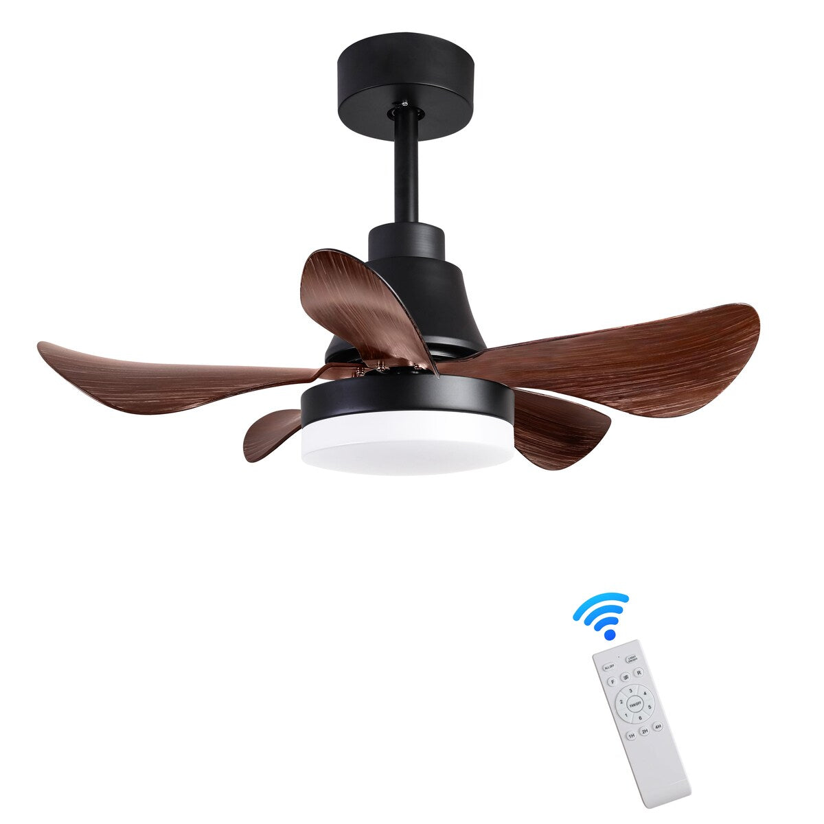 28 lnch Ceiling Fan with Lights Remote Control,Small Ceiling Fan Flush Mount - N/A