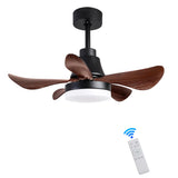 28 lnch Ceiling Fan with Lights Remote Control,Small Ceiling Fan Flush Mount - N/A