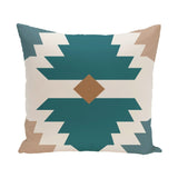 28 x 28-inch Mesa Geometric Print Outdoor Floor Pillow