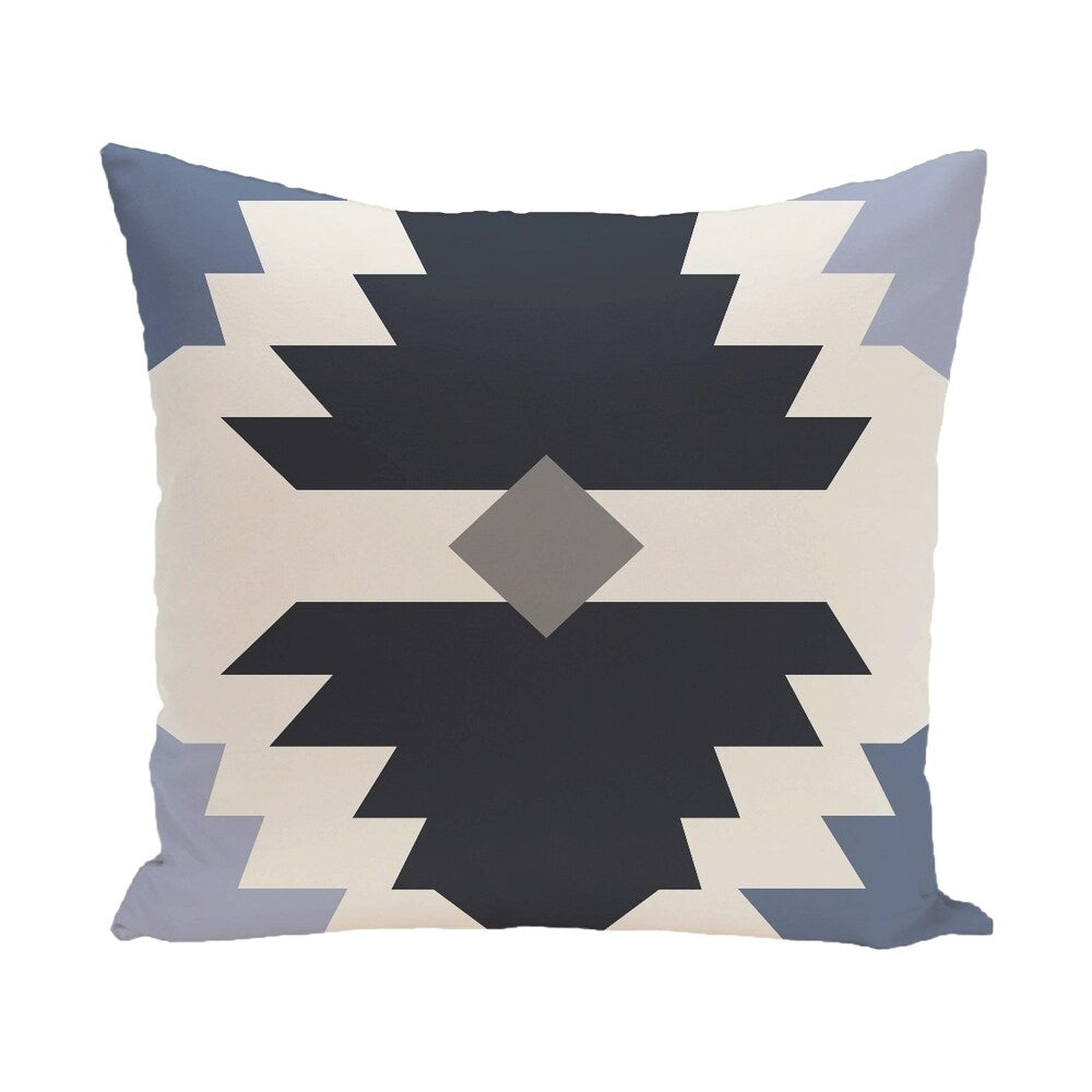 28 x 28-inch Mesa Geometric Print Outdoor Floor Pillow