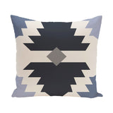 28 x 28-inch Mesa Geometric Print Outdoor Floor Pillow