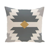 28 x 28-inch Mesa Geometric Print Outdoor Floor Pillow