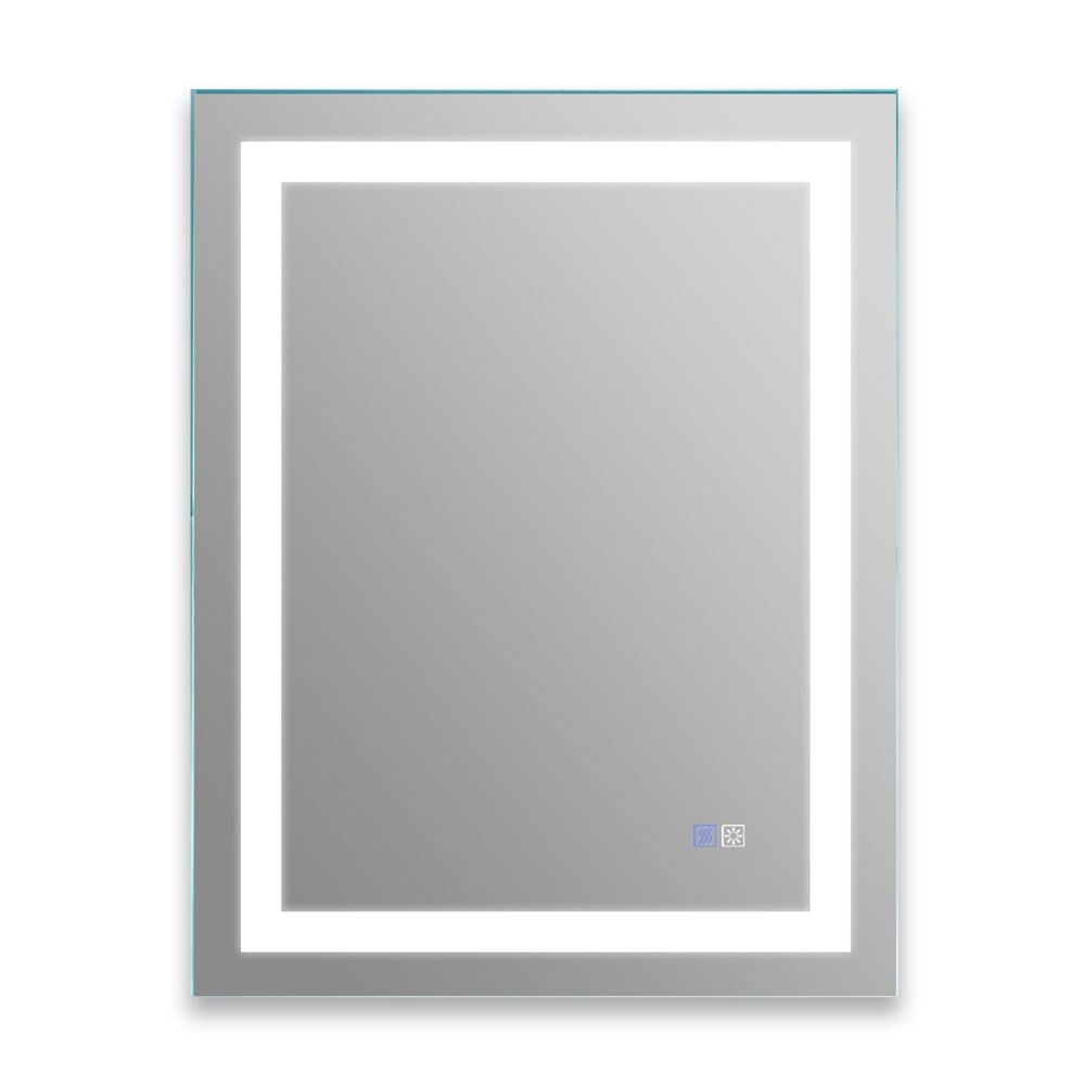 28"x 36" LED Dimmable Bathroom Vanity Mirror with Anti Fog