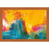 28x18 Traditional Honey Pecan Complete Wood Picture Frame with UV Acrylic, Foam Board Backing, & Hardware
