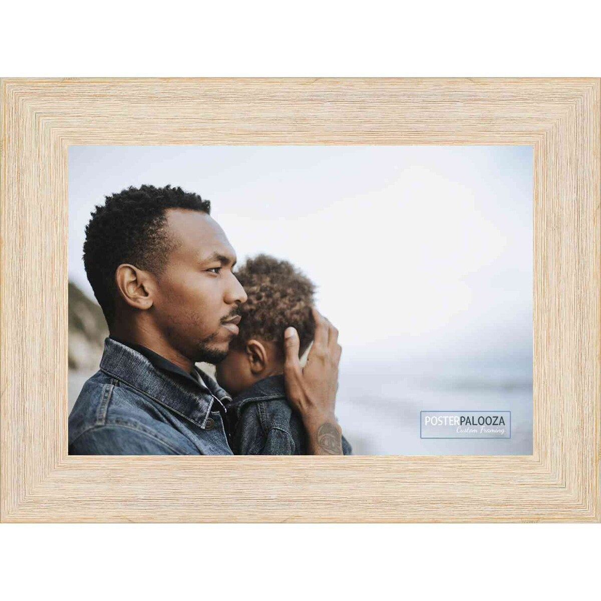 28x20 Frame Light Pine Wood Picture Frame with UV Acrylic, Foam Board Backing, & Photo Frame Wall Hanging Hardware
