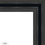 28x22 Traditional Black Complete Wood Picture Frame with UV Acrylic, Foam Board Backing, & Hardware