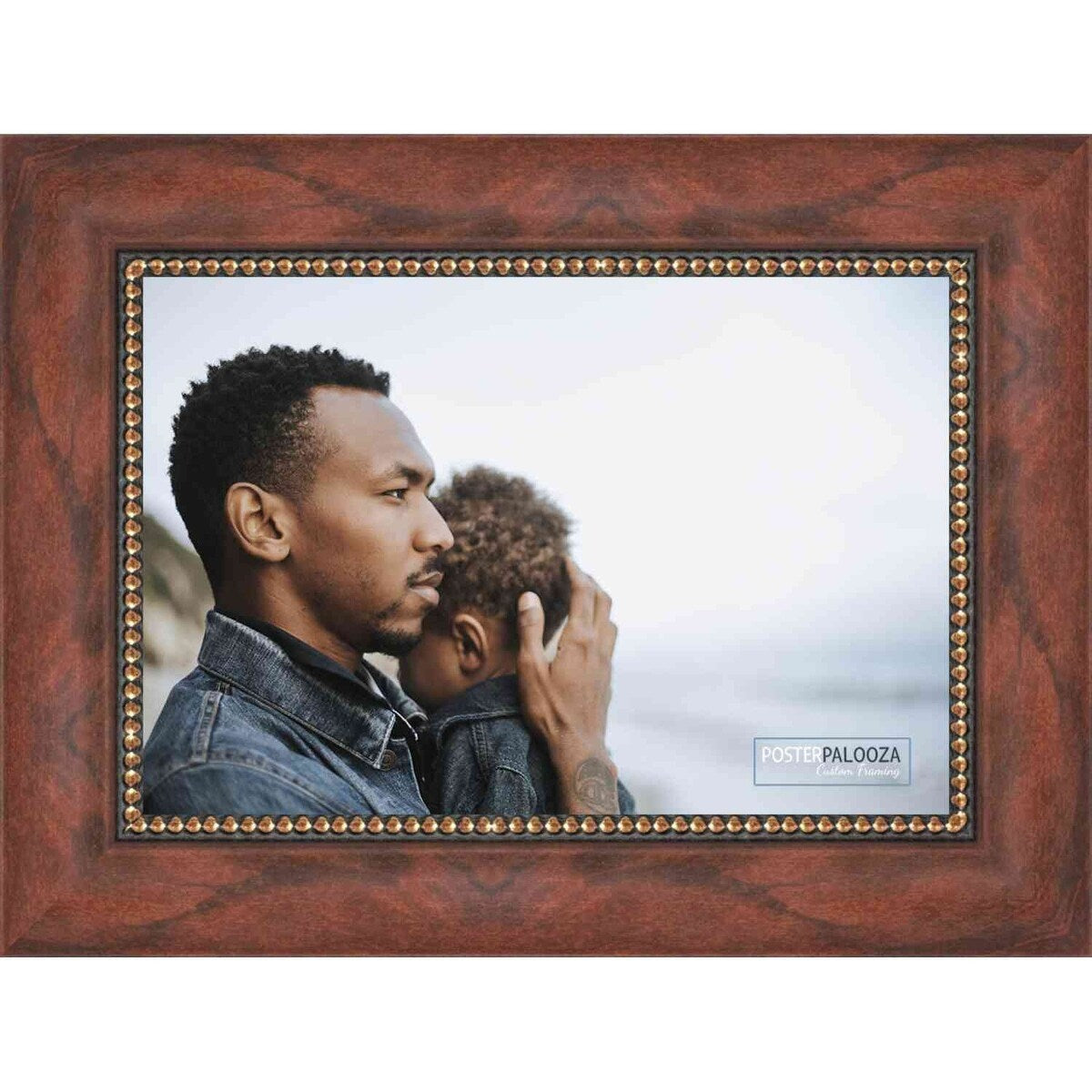 28x24 Traditional Acid Complete Wood Picture Frame with UV Acrylic, Foam Board Backing, & Hardware