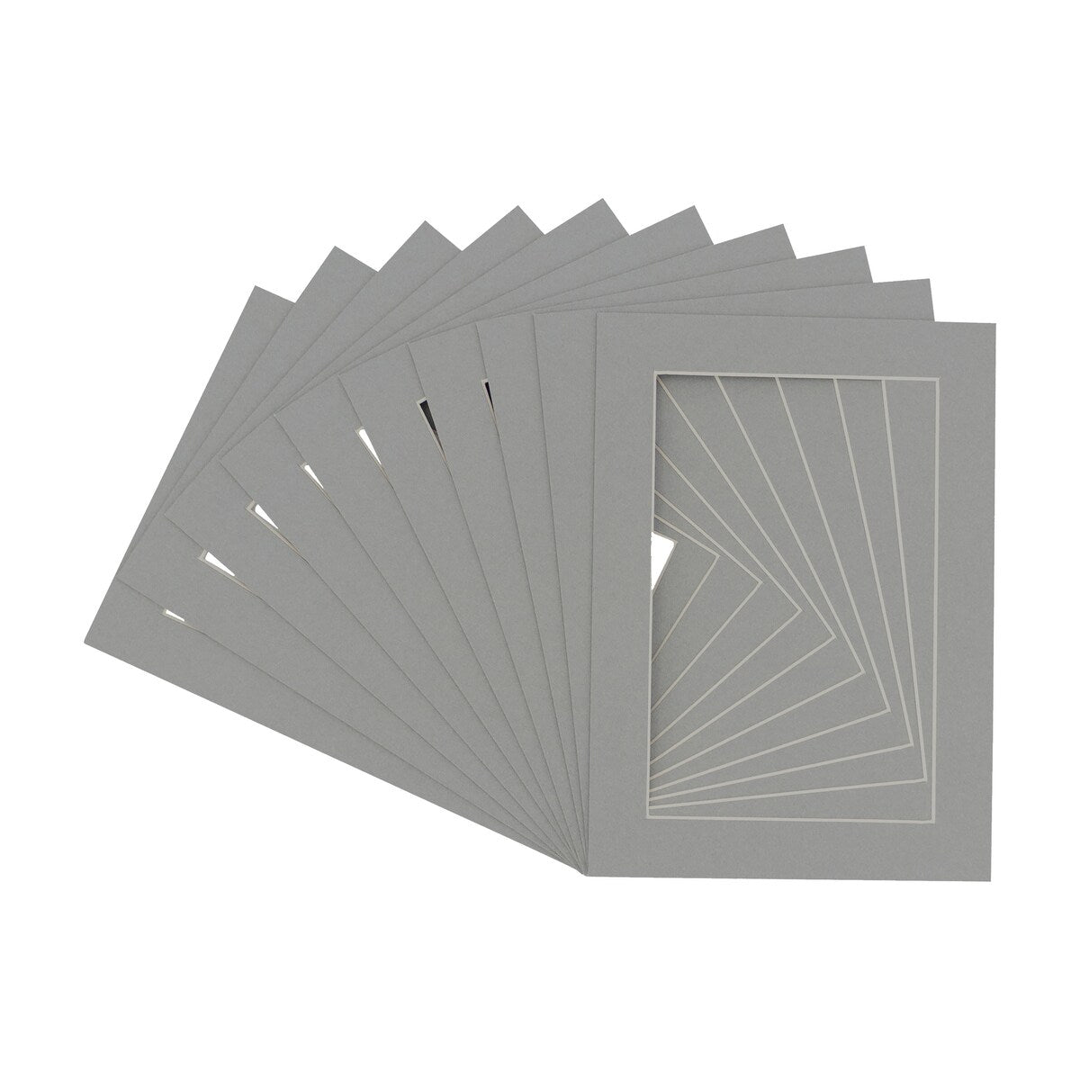 28x40 Mat Bevel Cut for 24x36 Photos - Acid Free Mid Grey Precut Matboard - For Pictures, Photos, Framing