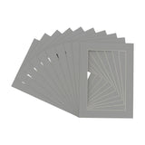 28x40 Mat Bevel Cut for 24x36 Photos - Acid Free Mid Grey Precut Matboard - For Pictures, Photos, Framing