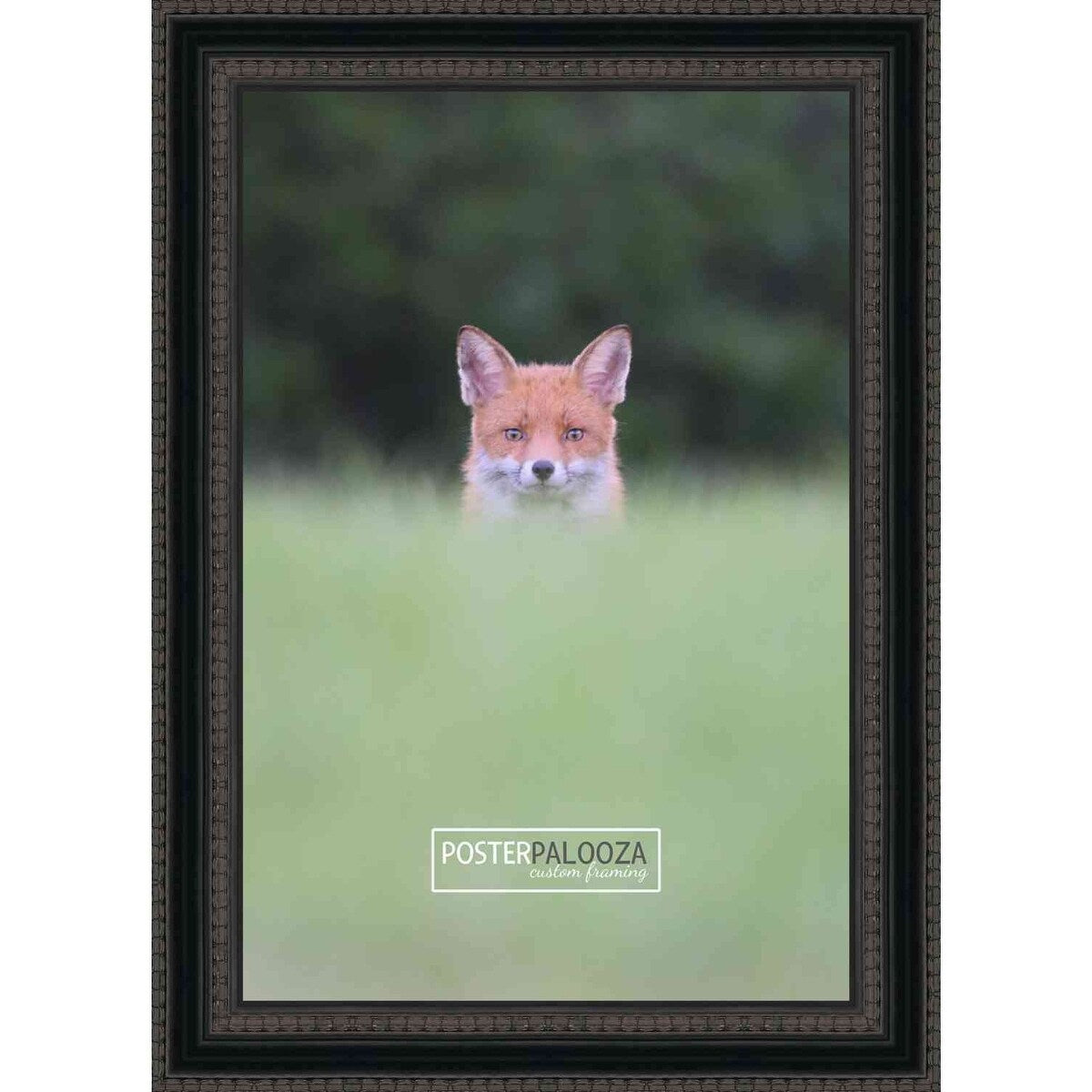 28x40 Traditional Black Complete Wood Picture Frame with UV Acrylic, Foam Board Backing, & Hardware