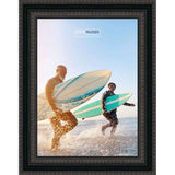 28x40 Traditional Black Complete Wood Picture Frame with UV Acrylic, Foam Board Backing, & Hardware