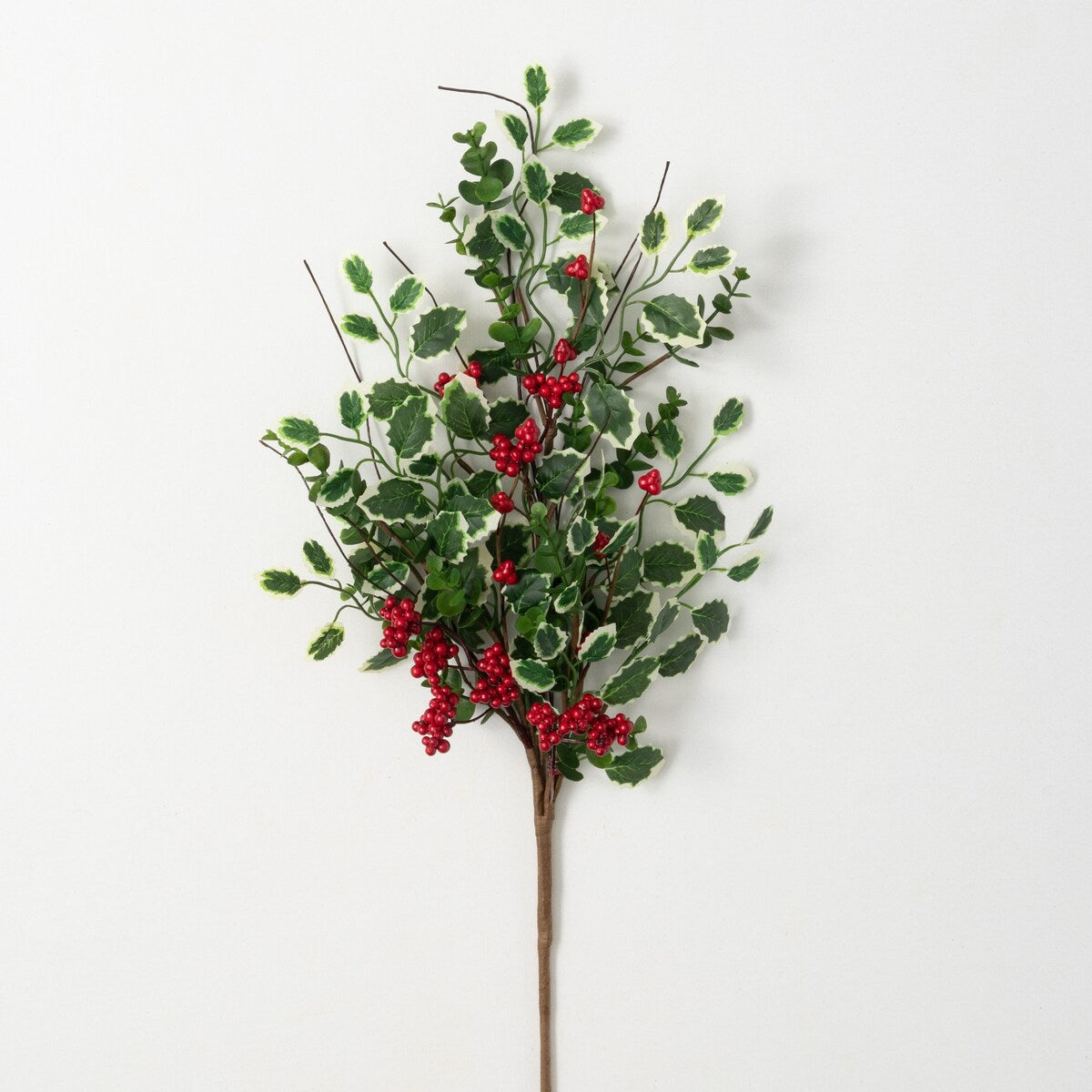 29" Artificial Berry Holly Spray