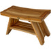 EcoDecors 30-inch, Teak Shower Bench, Teak Bench for Shower, Teak Bench, Shower Teak Bench, Teak Wood Shower, Teak Shower Stool