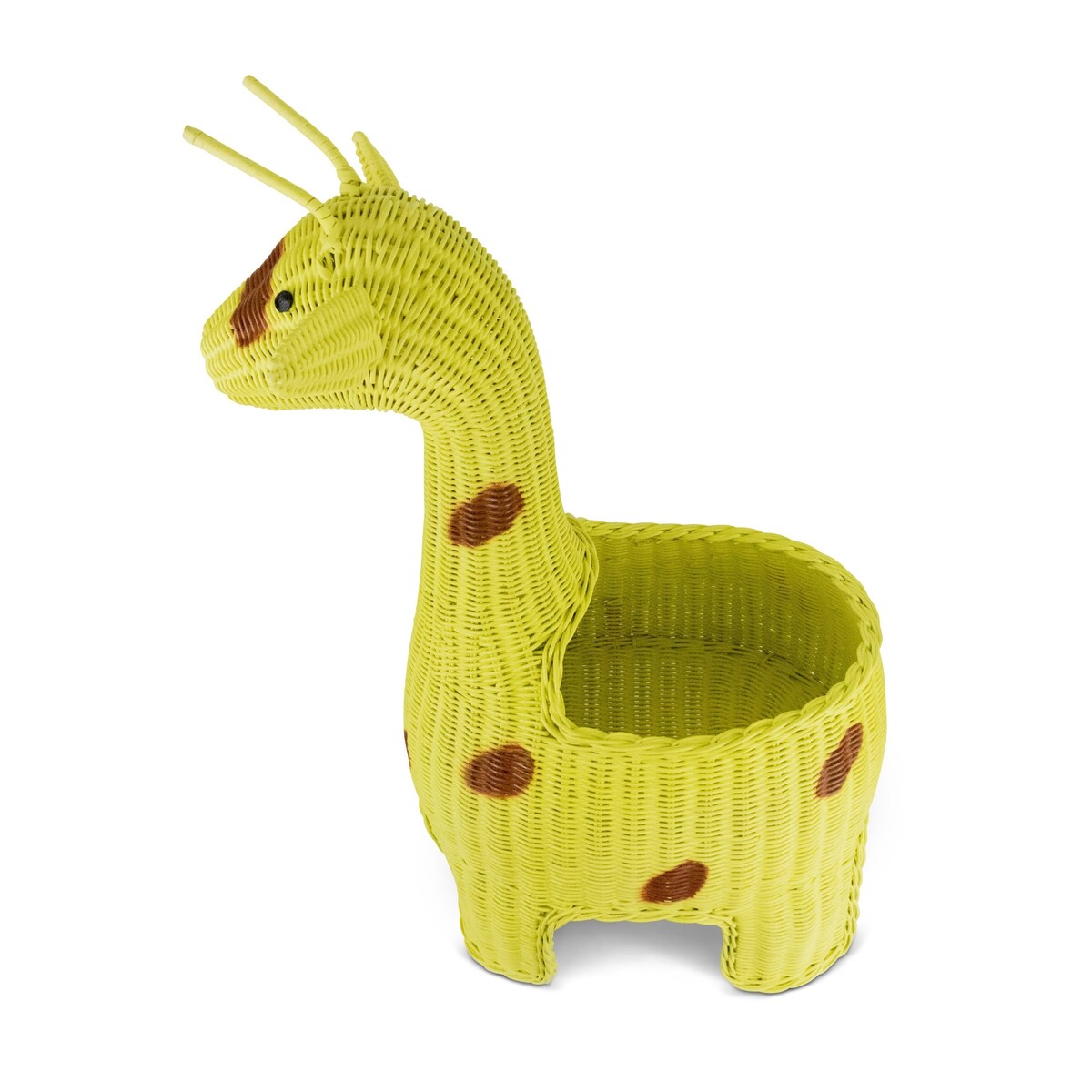 29" Extra Large Hand Woven Giraffe Rattan Storage Basket Bin Shelf Organizer Handmade Gift Wicker