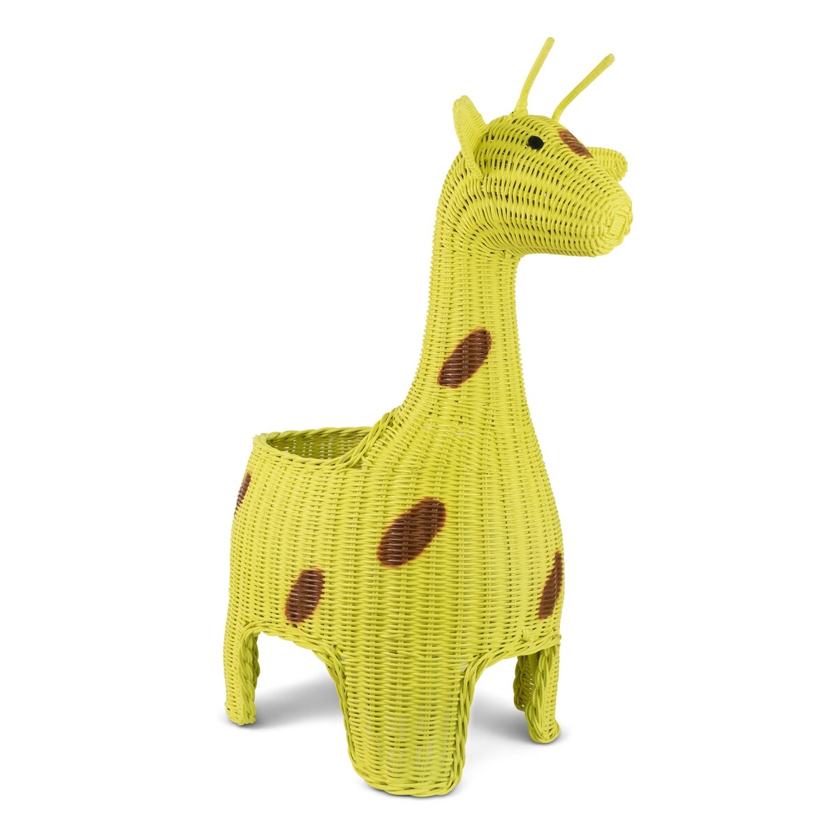 29" Extra Large Hand Woven Giraffe Rattan Storage Basket Bin Shelf Organizer Handmade Gift Wicker