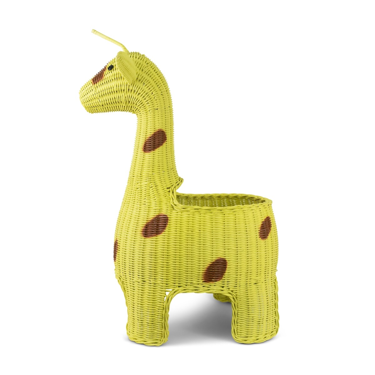 29" Extra Large Hand Woven Giraffe Rattan Storage Basket Bin Shelf Organizer Handmade Gift Wicker