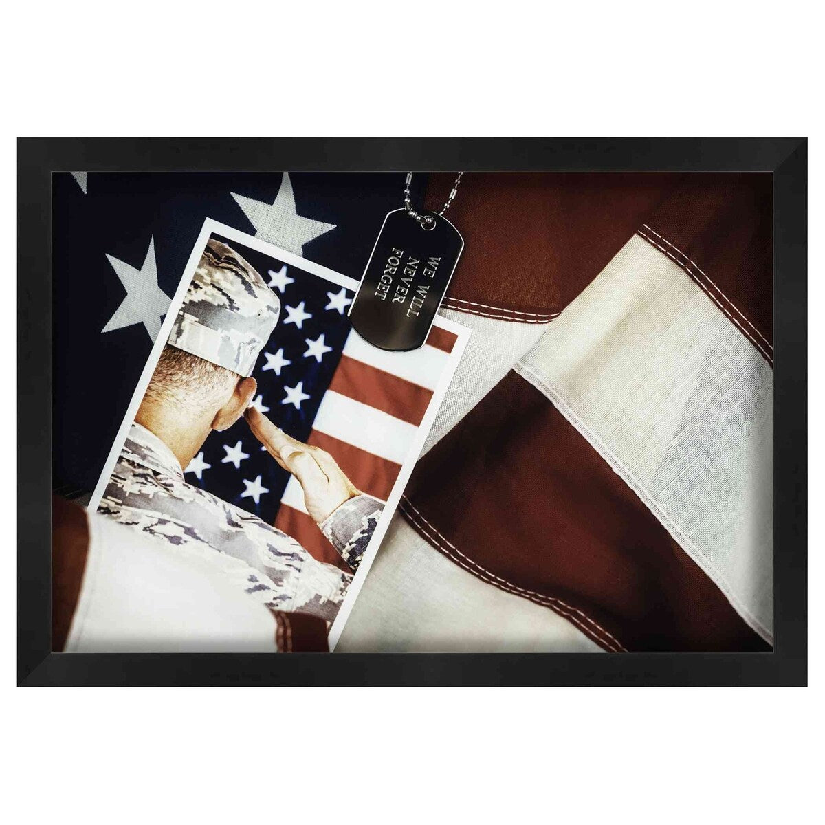 29x23 Black Shadowbox Frame - Interior Size 29x23 - Black Frame Is Made to Display Items Up To 1.75 In Deep