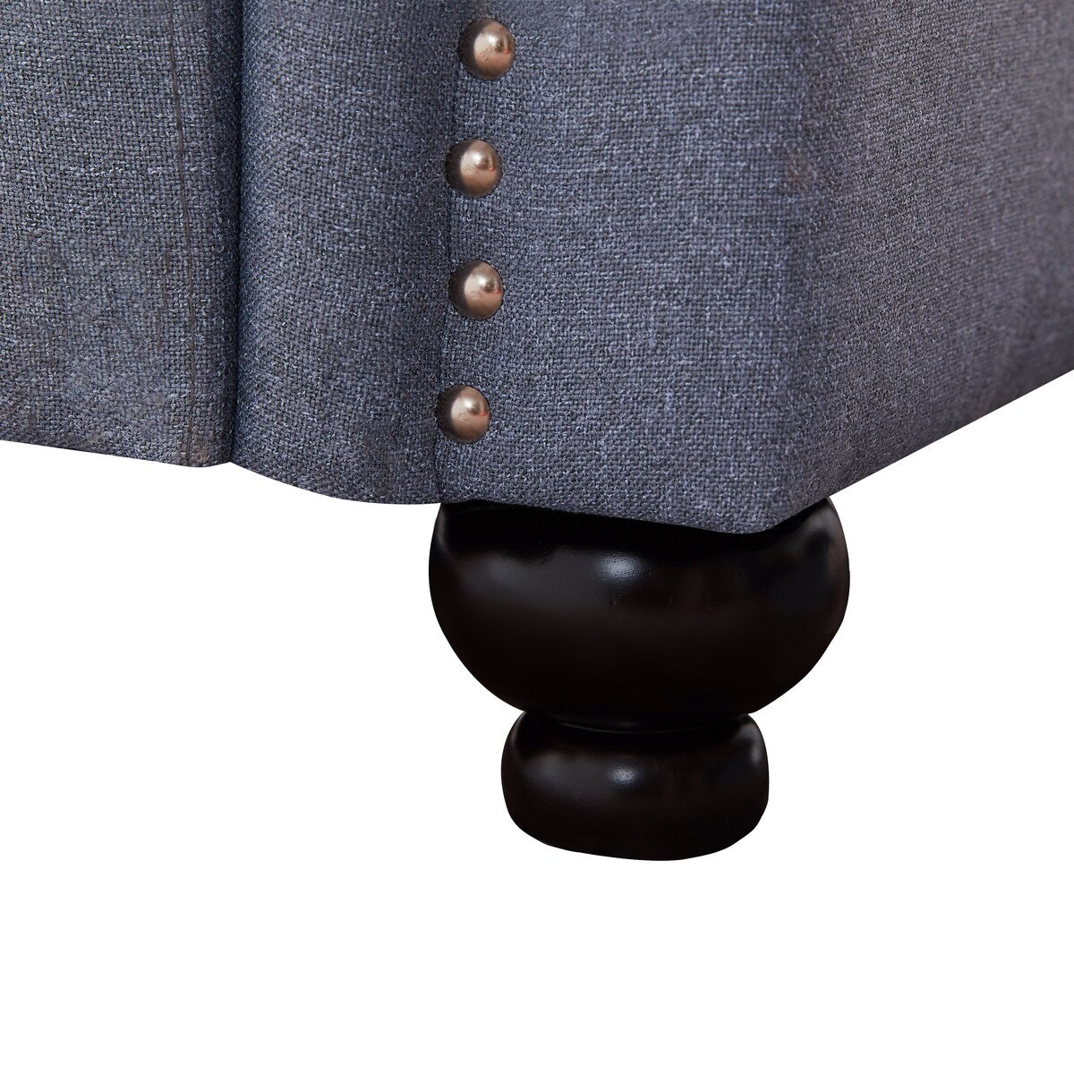 2-seat grey sofa