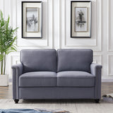 2-seat grey sofa