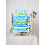2PCS Backpack Beach Chairs for Adults 5 Position Chair with Pouch Folding Lightweight Positions Backpack