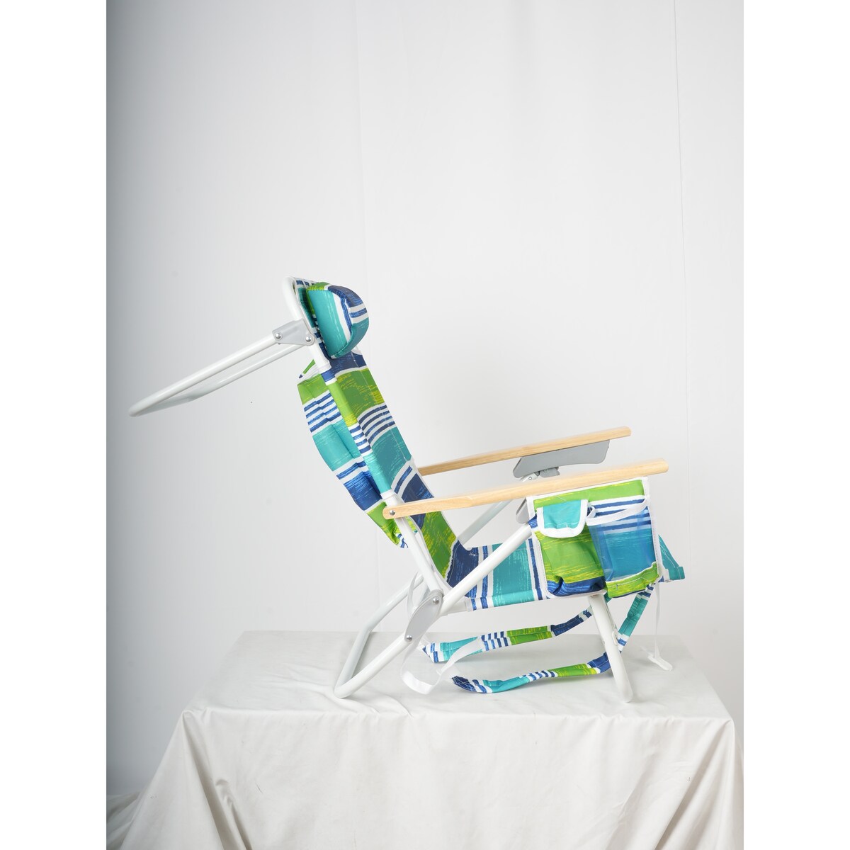 2PCS Backpack Beach Chairs for Adults 5 Position Chair with Pouch Folding Lightweight Positions Backpack