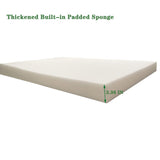 2PCS Outdoor Lounge Chair Cushion Replacement Patio Funiture Seat Cushion Chaise Lounge Cushion-black/white stripe