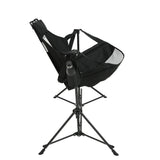 2Pc Outdoor Patio Camping Chairs With Adjustable Back,Cup Holder,Carry Bag