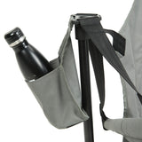 2Pc Outdoor Patio Camping Chairs With Adjustable Back,Cup Holder,Carry Bag